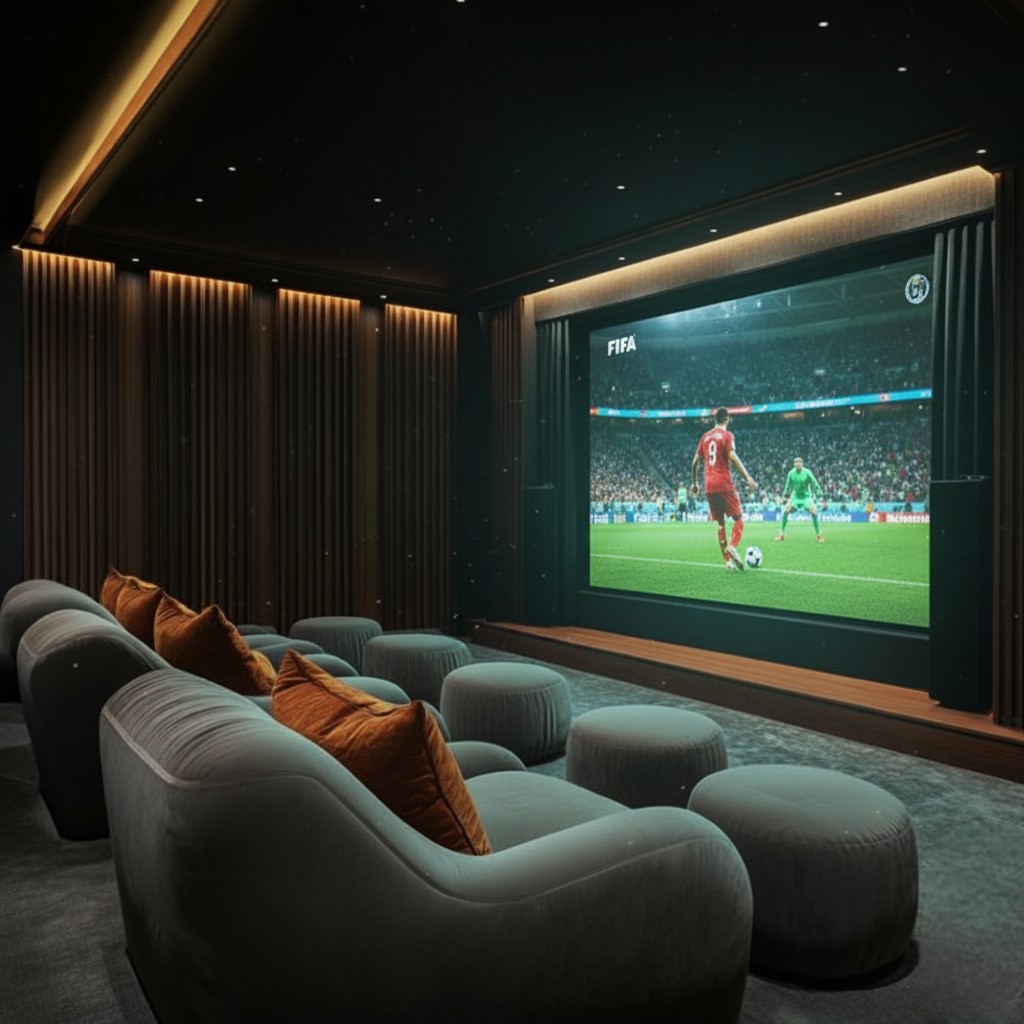 Modern Home Cinema Setup